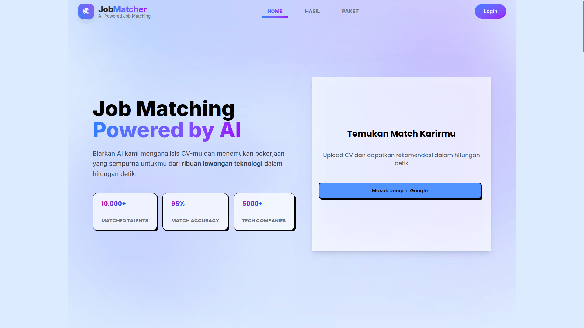 JOB MATCHER AI